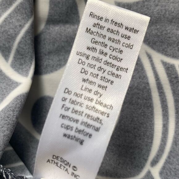 Athleta Kokomo Swim Dress Swimwear Cover Up Knee Length Adjustable Straps Small - Picture 9 of 10